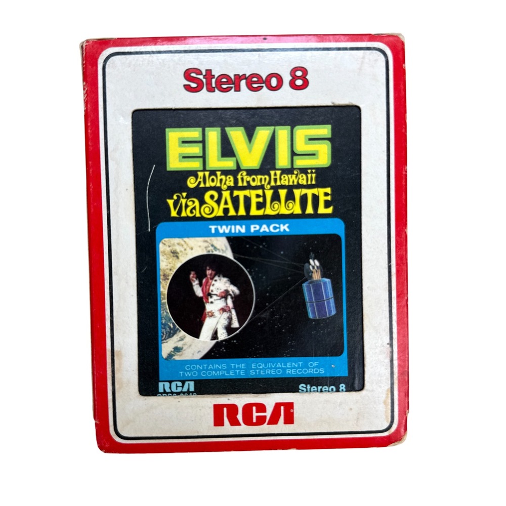 Elvis Presley Aloha Hawaii 8-Track Tape RCA Stereo 1973 Vintage Rare Collectible